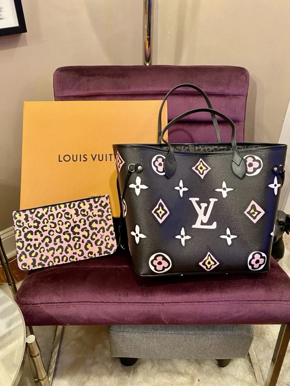 Louis Vuitton Wild At Heart Neverfull Tote LE NWT